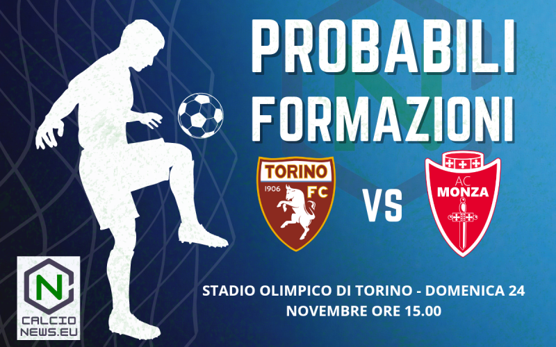 Serie A, le probabili formazioni di Torino-Monza