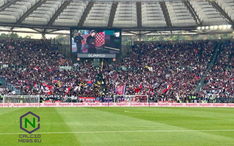 Il Bologna vince la Coppa Italia dopo 51 anni! 1-0 al Milan, tifosi rossoblù in estasi
