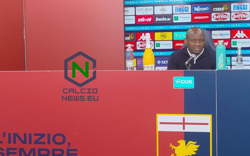 Genoa, Vieira: “Giusto che l’Atalanta non si sia fermata. Badelj? Leggenda del calcio”