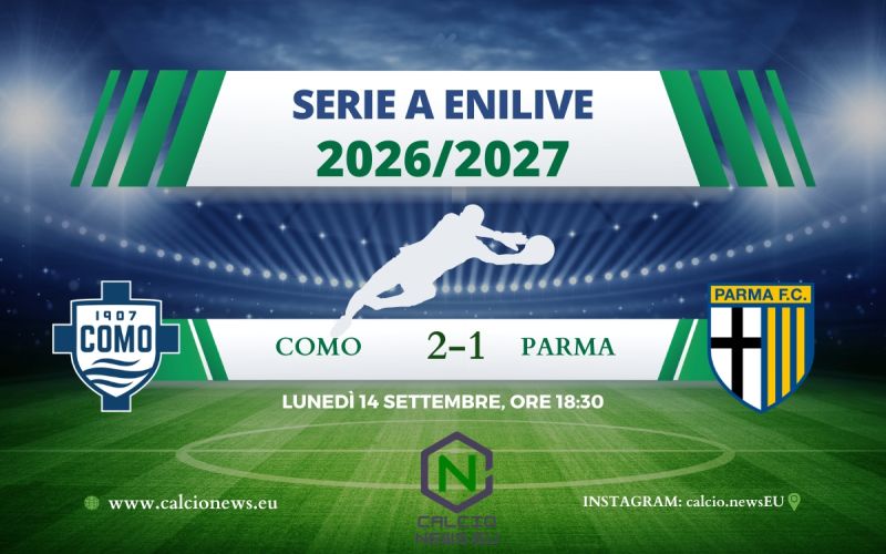 Como-Parma 2-1: i lariani non steccano dopo l’Europa