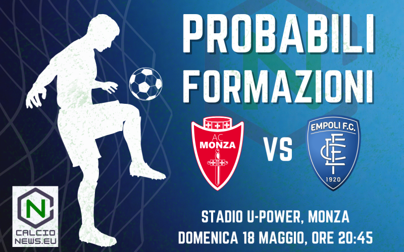 Serie A, le probabili formazioni di Monza Empoli