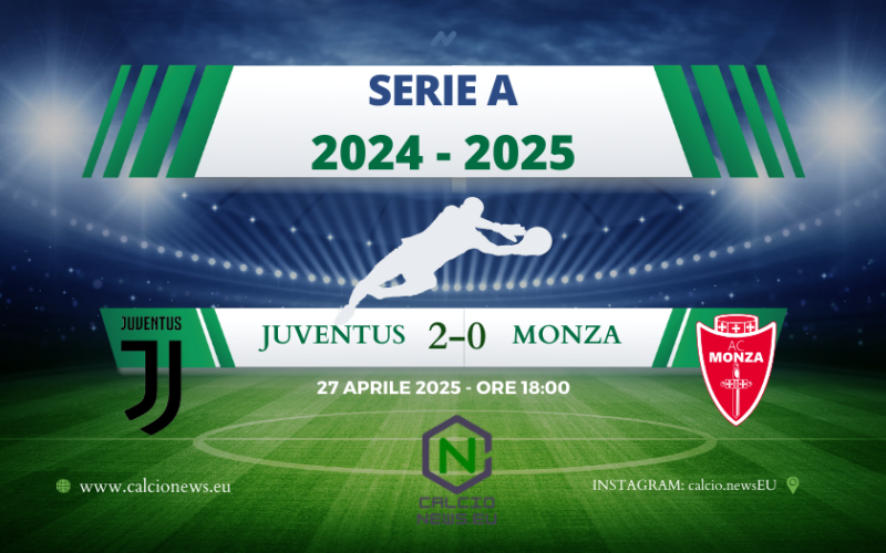 Serie A, una Juve in emergenza (e in dieci) batte il Monza