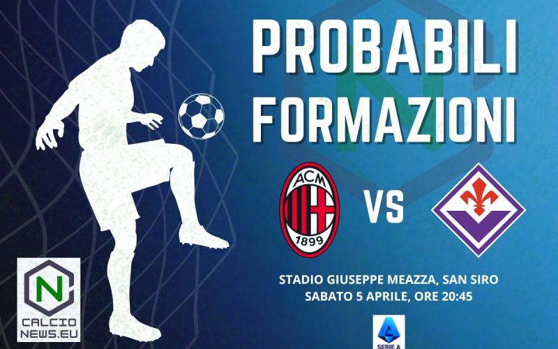 Serie A, probabili formazioni Milan Fiorentina: torna Gimenez dal 1′